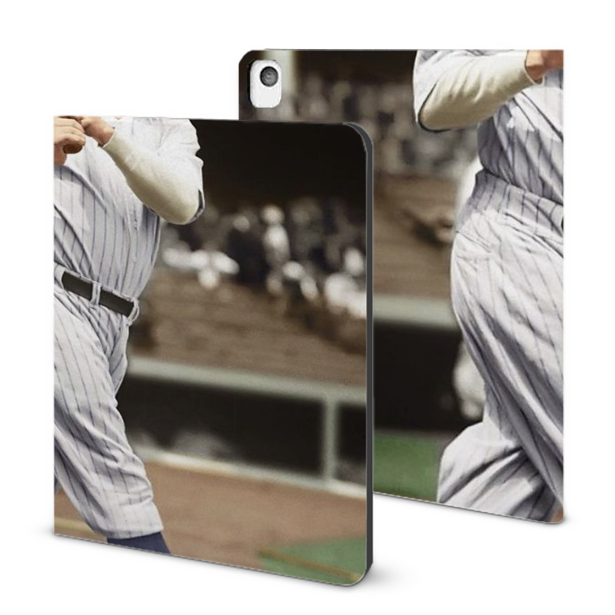 Babe Ruth 16 IPad Book-Style Case With Pencil Slot – Slim PU & TPU Cover – Full Protection, Precise Fit, Water & Scratch Resistant